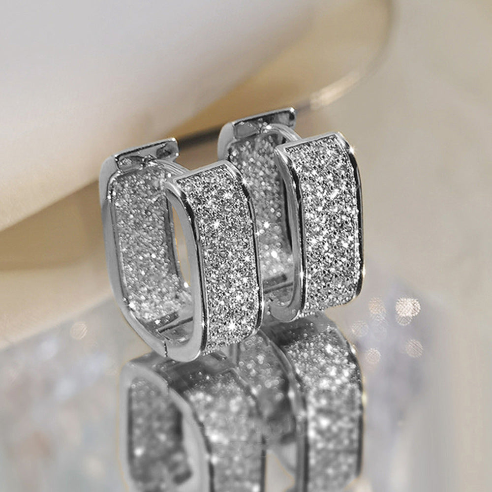 S925 &amp; 14K Gold‑Tone Diamond Hoop Earrings Collection, Multiple Styles