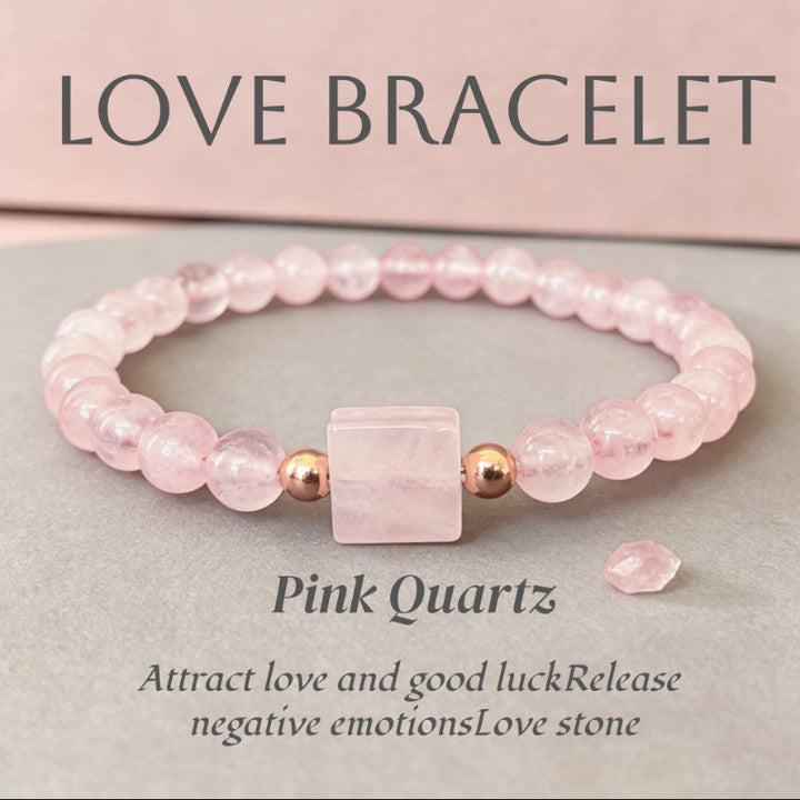 Variety Natural Crystal Beaded Stretch Bracelet Collection, Simple Versatile Jewelry