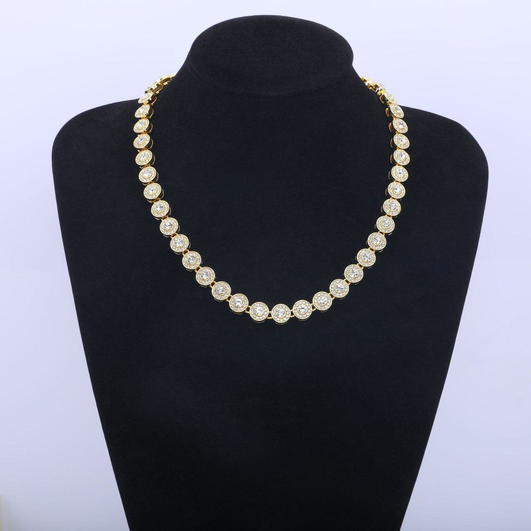 S925 Silver &amp; 14K‑Tone Necklace &amp; Bracelet Jewelry Set, Ideal Gift For Women