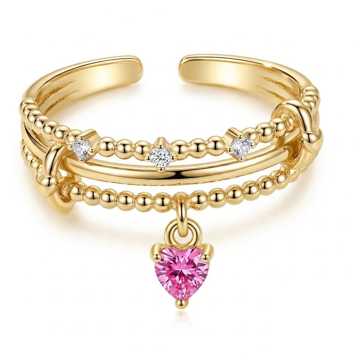Assorted Stackable Floral &amp; Bow Statement Rings, Open Adjustable Multi Style Rings for Women