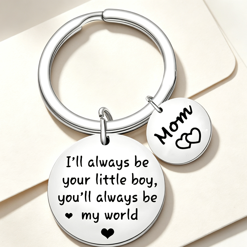 Family Themed Engraved Sentimental Keychain, Combination Keychain Collection