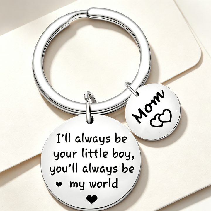 Family Themed Engraved Sentimental Keychain, Combination Keychain Collection