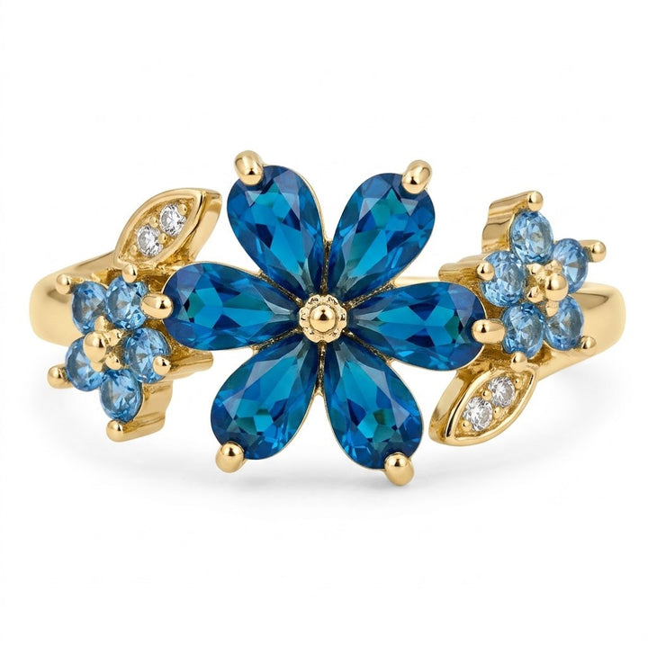 Assorted Stackable Floral &amp; Bow Statement Rings, Open Adjustable Multi Style Rings for Women
