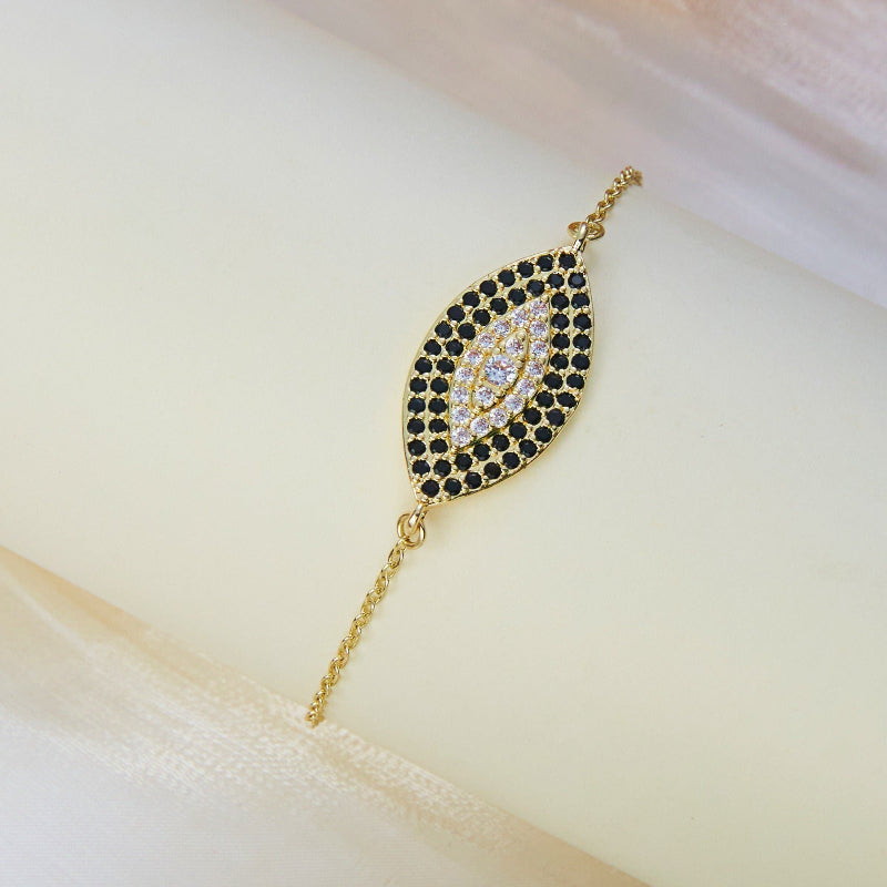 3‑Piece Gold Diamond Bracelet Set, Dainty Stackable Women’s Bracelets