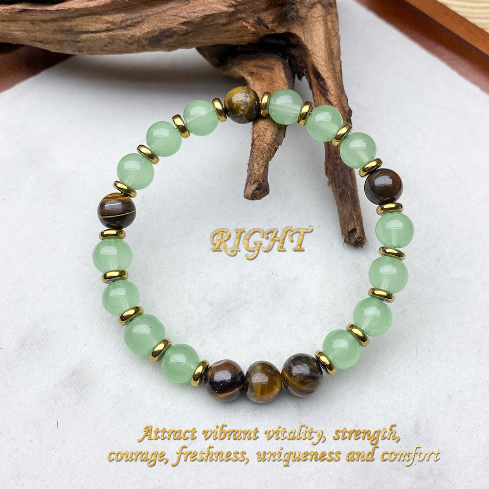 Healing Crystal Beaded Bracelet for Men Women, Perfect Daily Spiritual Gift