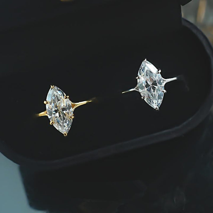 Marquise‑Cut Diamond Solitaire Ring, Elegant Gift Choice For Special Occasions