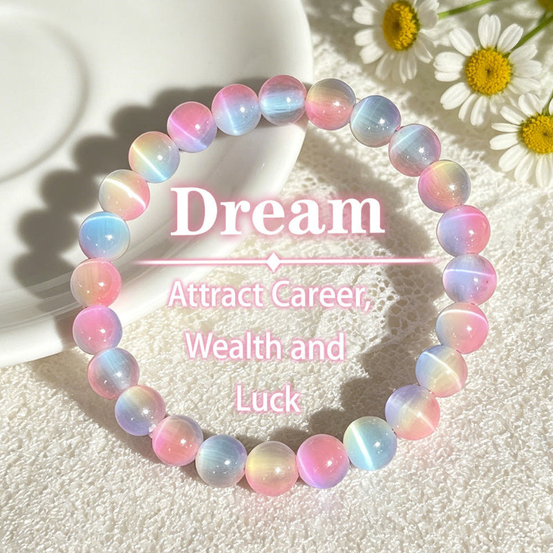 Variety Natural Crystal Beaded Stretch Bracelet Collection, Simple Versatile Jewelry