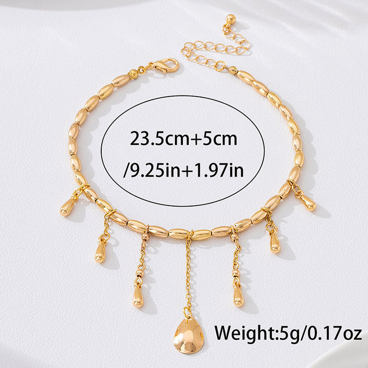 Gold-Tone Adjustable Armband Collection, Bohemian Ocean & Tassel Charm Beach Armbands for Women
