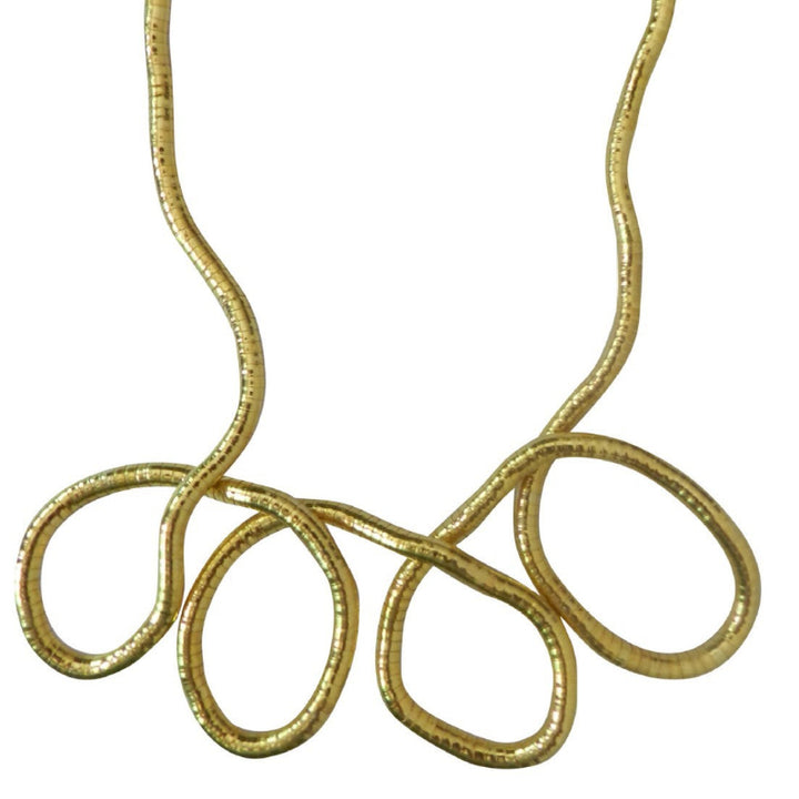 Men's and Women's Punk Hip Hop Style Snake Necklace Collarbone Chain Bracelet Flexible Design