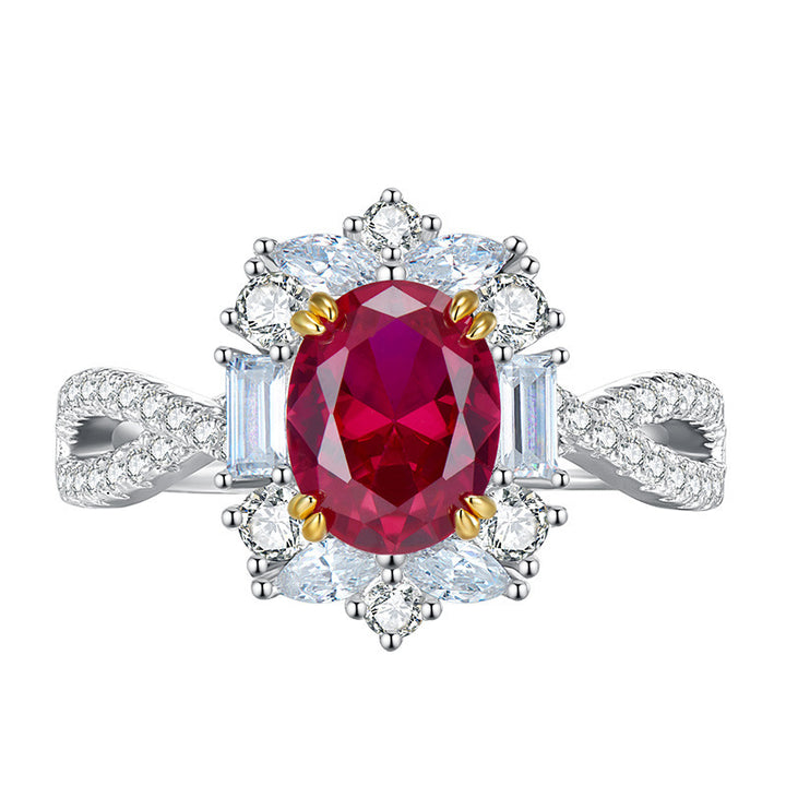 3‑Carat Halo Twist Shank Open Adjustable Ring Collection
