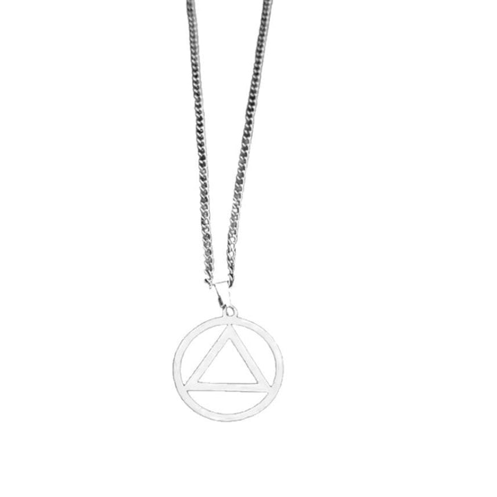 High-End Necklace Pendant Hip Hop Rock Stainless Steel Necklace Simple and Versatile Jewelry Clavicle Chain