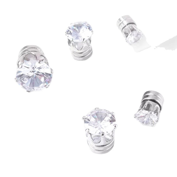 S925 No‑Pierce Magnetic Stud Earrings, Great for Birthday, Christmas Gift &amp; Daily Wear