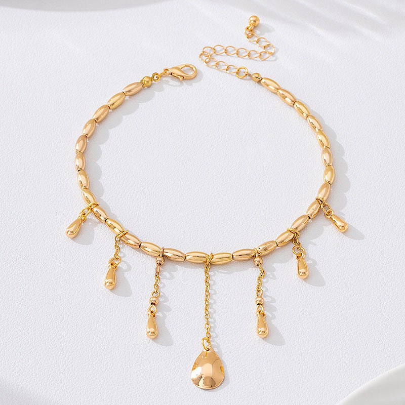 Gold-Tone Adjustable Armband Collection, Bohemian Ocean & Tassel Charm Beach Armbands for Women