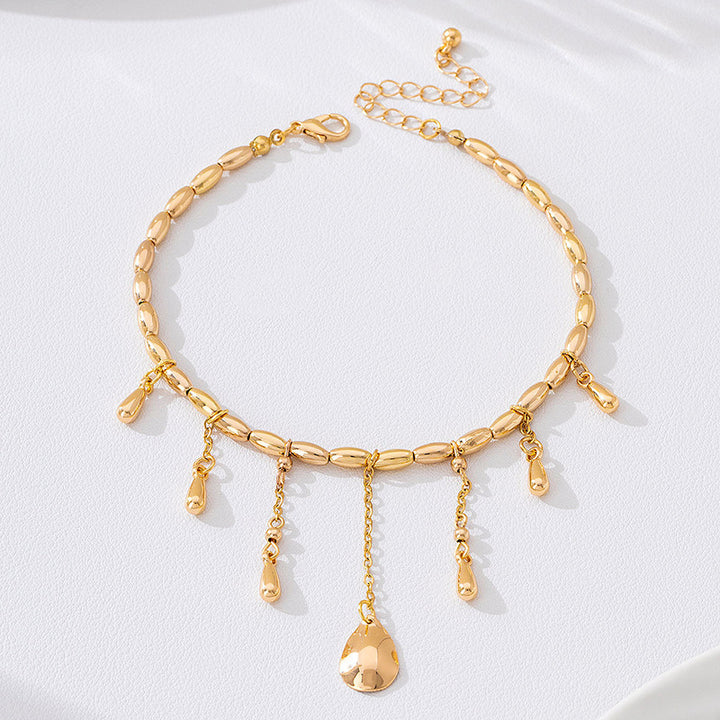 Gold-Tone Adjustable Armband Collection, Bohemian Ocean & Tassel Charm Beach Armbands for Women