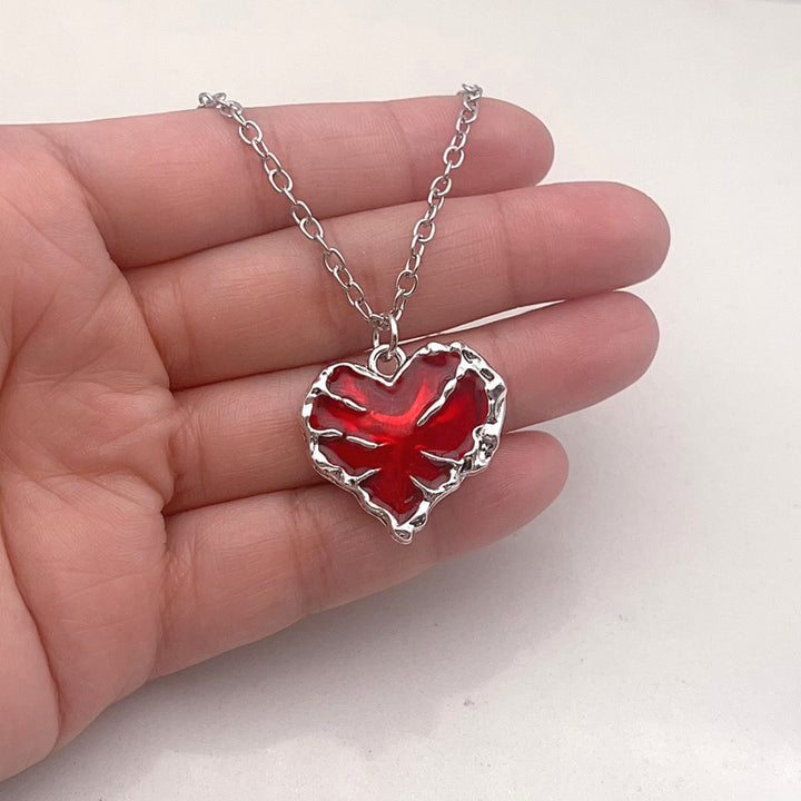 S925 Sword‑Through‑Heart Couple Collarbone Necklaces, Perfect Gift Choice For Couples