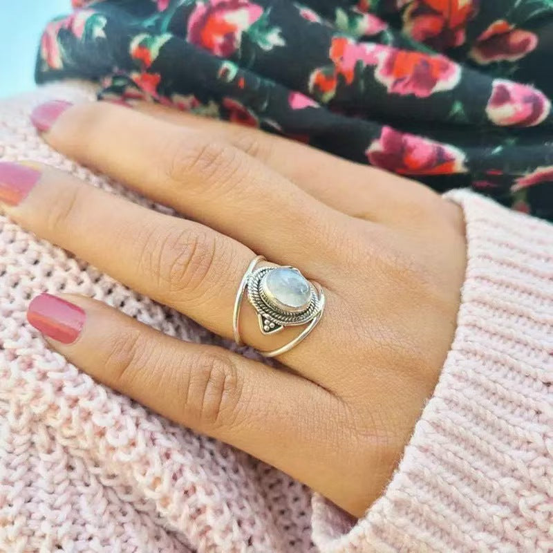 Twisted Knot Paved Diamond Statement Ring, Multi-layer Interwoven Shiny Cocktail Ring