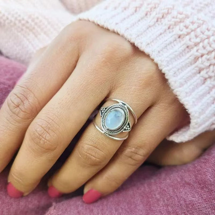 Twisted Knot Paved Diamond Statement Ring, Multi-layer Interwoven Shiny Cocktail Ring