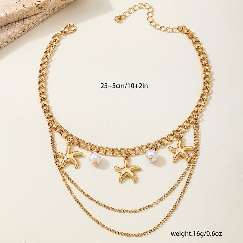 Gold-Tone Adjustable Armband Collection, Bohemian Ocean & Tassel Charm Beach Armbands for Women