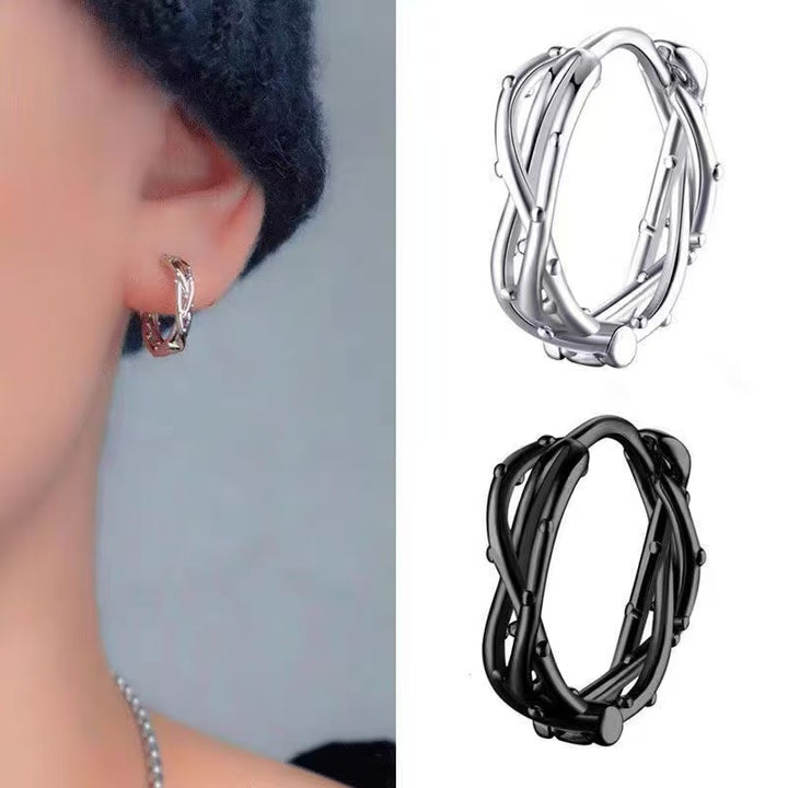 Multi‑Style Huggie Hoop Earrings, Textured Twisted Hoops for Daily Wear &amp; Gifting for Men &amp; Women