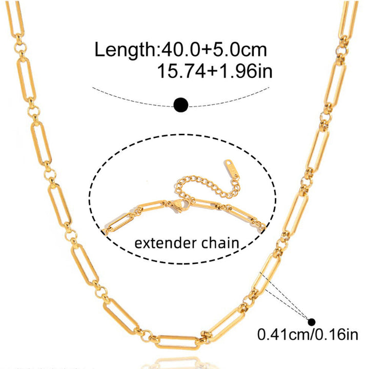3-Piece 18k Diamond Necklace Set, Y-Chain Necklace Layerable Daily Necklaces