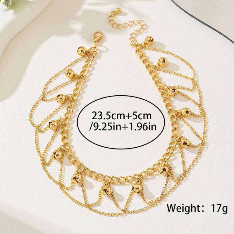 Gold-Tone Adjustable Armband Collection, Bohemian Ocean & Tassel Charm Beach Armbands for Women