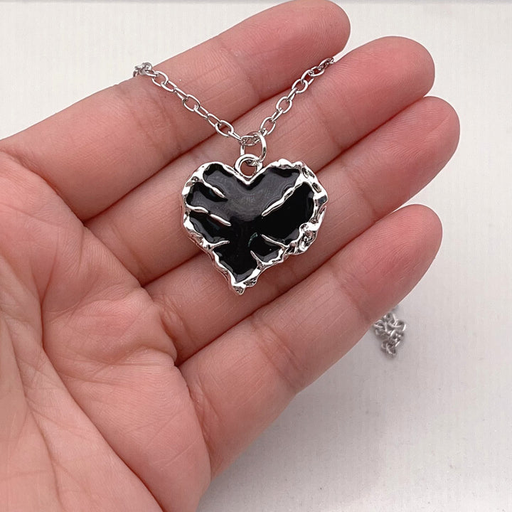 S925 Sword‑Through‑Heart Couple Collarbone Necklaces, Perfect Gift Choice For Couples
