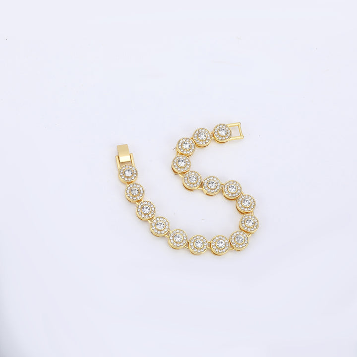 S925 Silver &amp; 14K‑Tone Necklace &amp; Bracelet Jewelry Set, Ideal Gift For Women