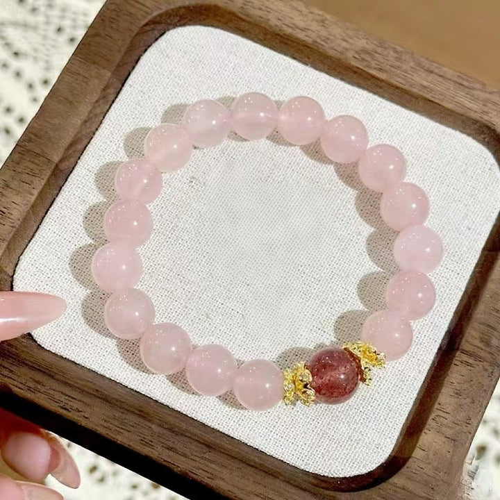 Natural Gemstone Beaded Stretch Bracelet Collection, Multi‑Variety Gems Stackable Charm Bracelets