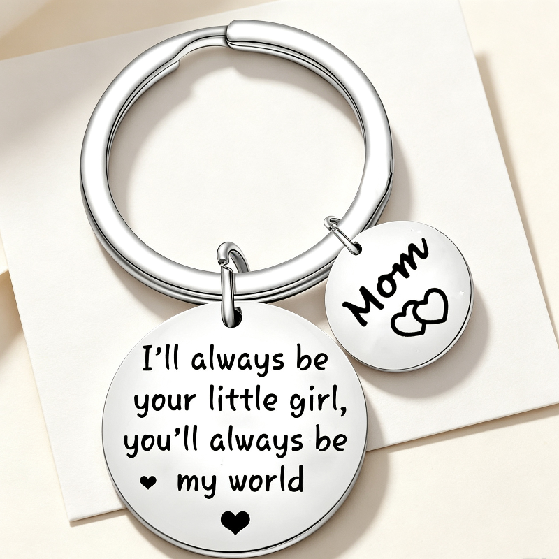 Family Themed Engraved Sentimental Keychain, Combination Keychain Collection