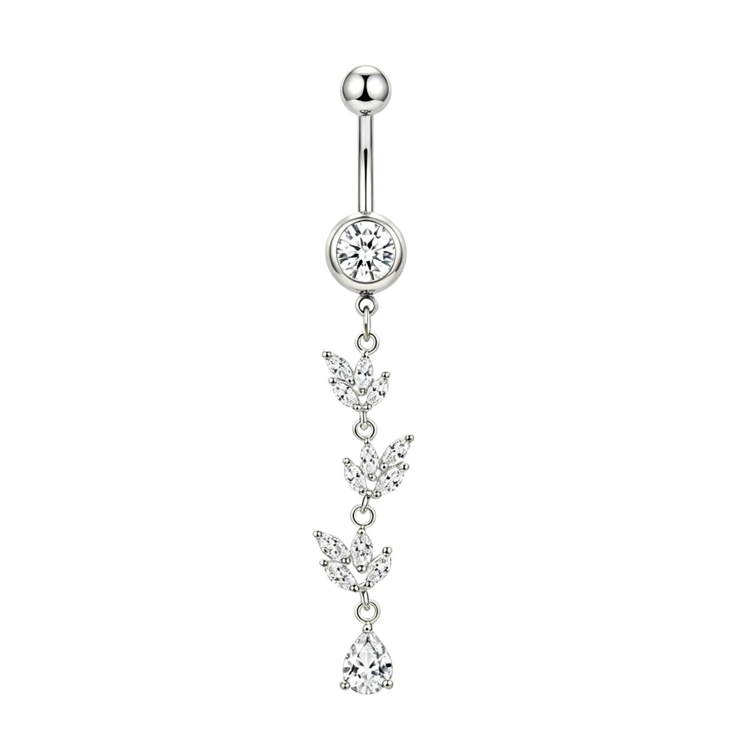 Dangling Belly Navel Rings, Sparkling Dangle Navel Piercing Jewelry for Women, Multiple Available