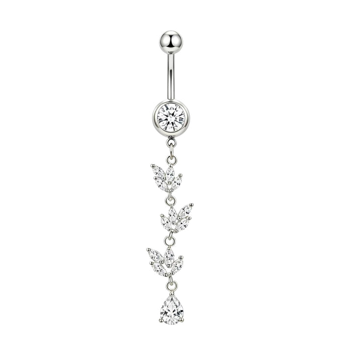 Dangling Belly Navel Rings, Sparkling Dangle Navel Piercing Jewelry for Women, Multiple Available