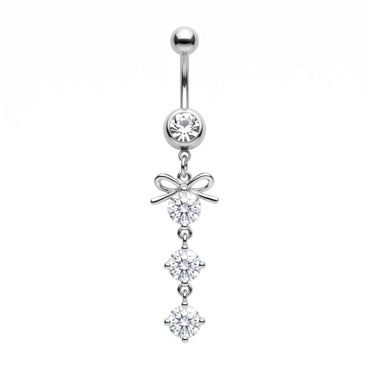 Dangling Belly Navel Rings, Sparkling Dangle Navel Piercing Jewelry for Women, Multiple Available