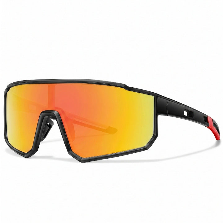 Oversized Wraparound Sports Sunglasses, UV‑Protection Cycling Outdoor Glasses