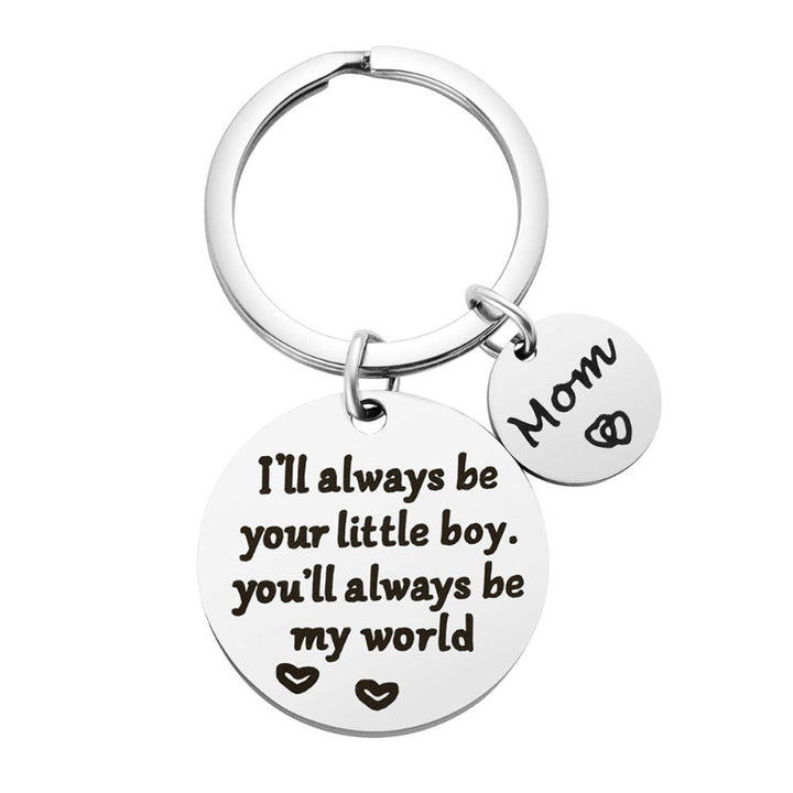 Family Themed Engraved Sentimental Keychain, Combination Keychain Collection