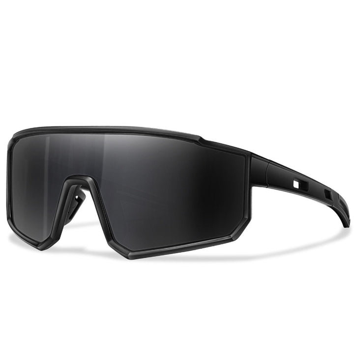 Oversized Wraparound Sports Sunglasses, UV‑Protection Cycling Outdoor Glasses