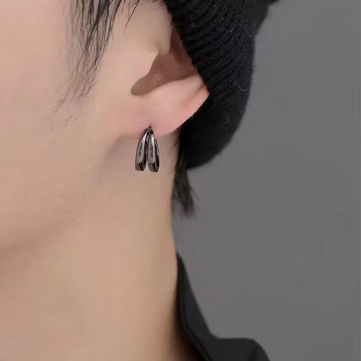 Multi‑Style Huggie Hoop Earrings, Textured Twisted Hoops for Daily Wear &amp; Gifting for Men &amp; Women