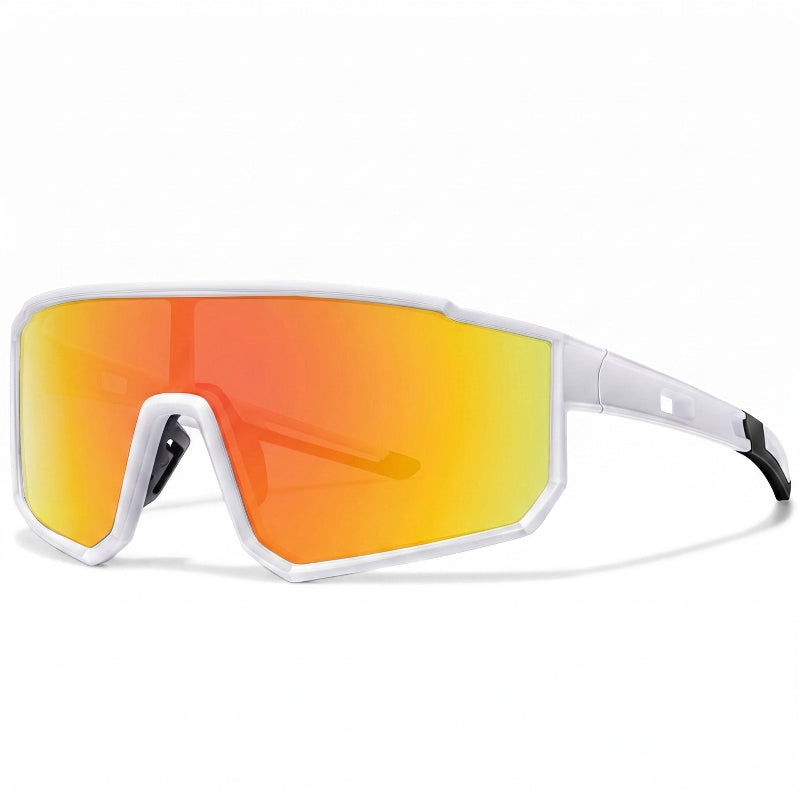 Oversized Wraparound Sports Sunglasses, UV‑Protection Cycling Outdoor Glasses