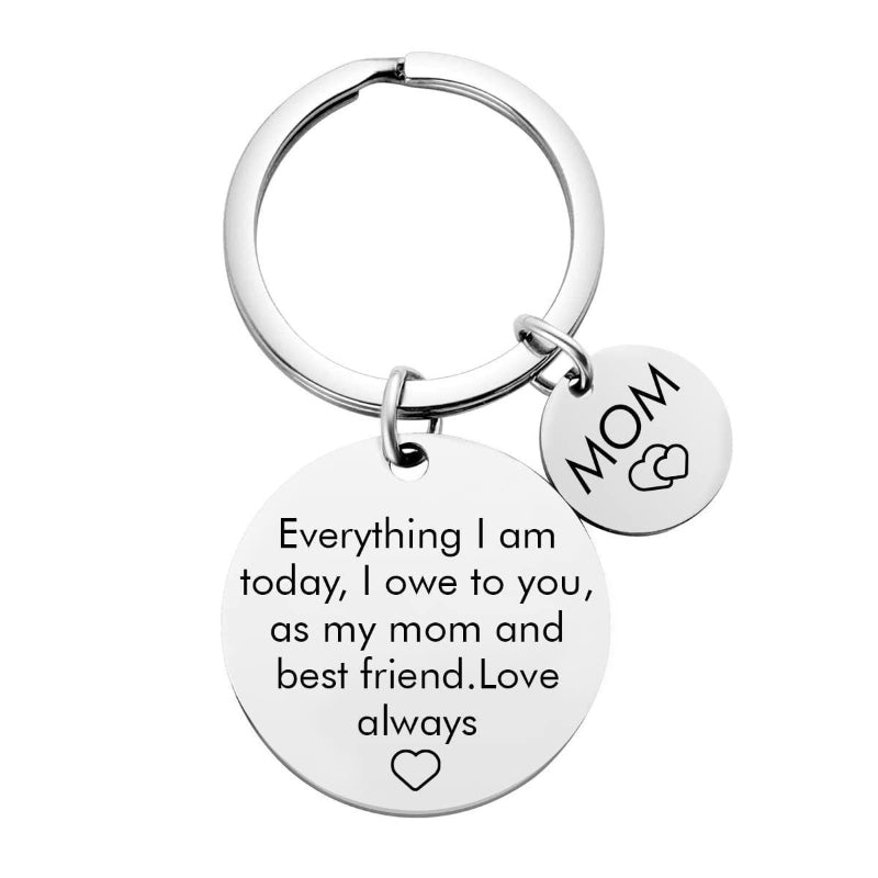 Family Themed Engraved Sentimental Keychain, Combination Keychain Collection