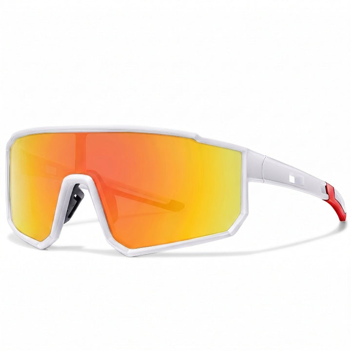 Oversized Wraparound Sports Sunglasses, UV‑Protection Cycling Outdoor Glasses