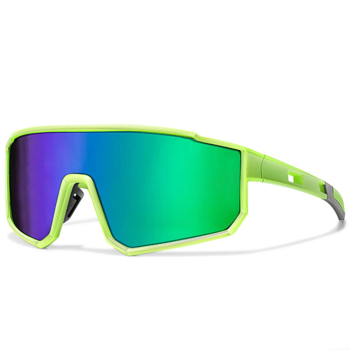 Oversized Wraparound Sports Sunglasses, UV‑Protection Cycling Outdoor Glasses