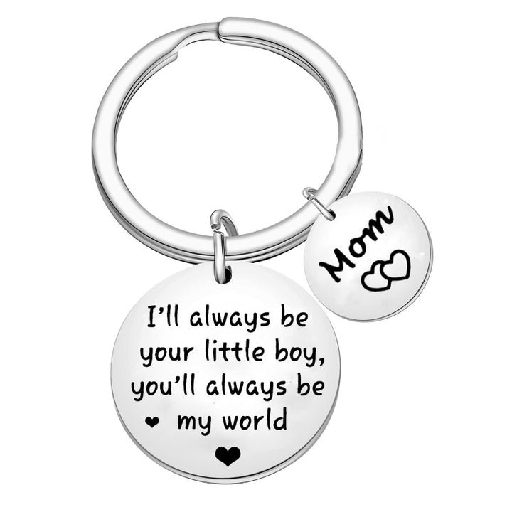 Family Themed Engraved Sentimental Keychain, Combination Keychain Collection