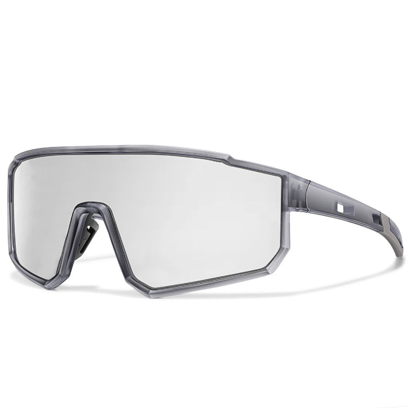 Oversized Wraparound Sports Sunglasses, UV‑Protection Cycling Outdoor Glasses
