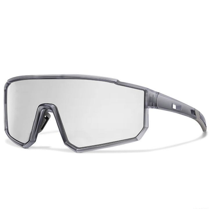 Oversized Wraparound Sports Sunglasses, UV‑Protection Cycling Outdoor Glasses